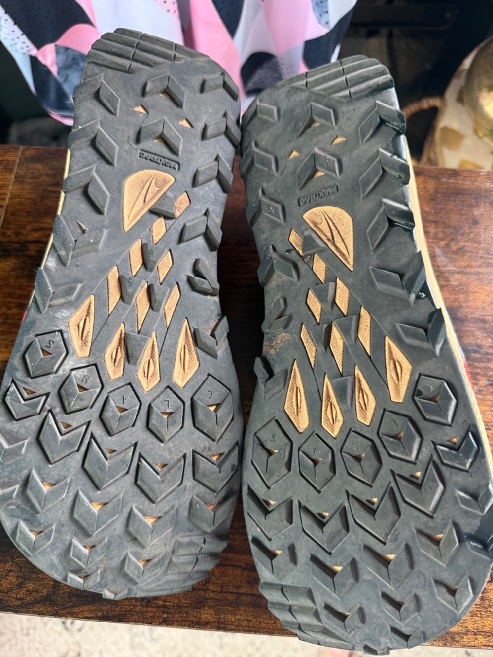 Altra Men's Red and Tan Trail Running Shoes with Black Accents - Picture 7 of 7